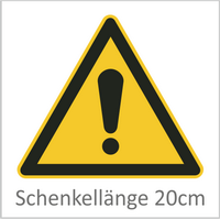Allgemeine Gefahrenstelle 20 cm